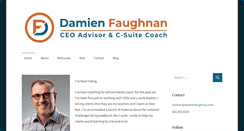 Desktop Screenshot of damienfaughnan.com