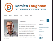 Tablet Screenshot of damienfaughnan.com